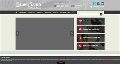 Desktop Screenshot of camerfirma.com